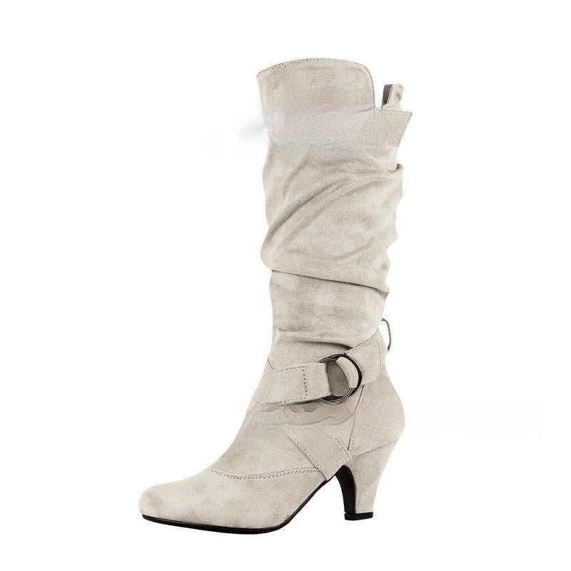 Women's boots with high heels